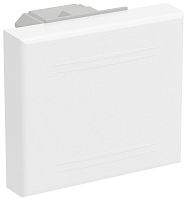 Переключатель для кабель-канала DKS Viva 1-кл. 2 мод. проходной белый картинка